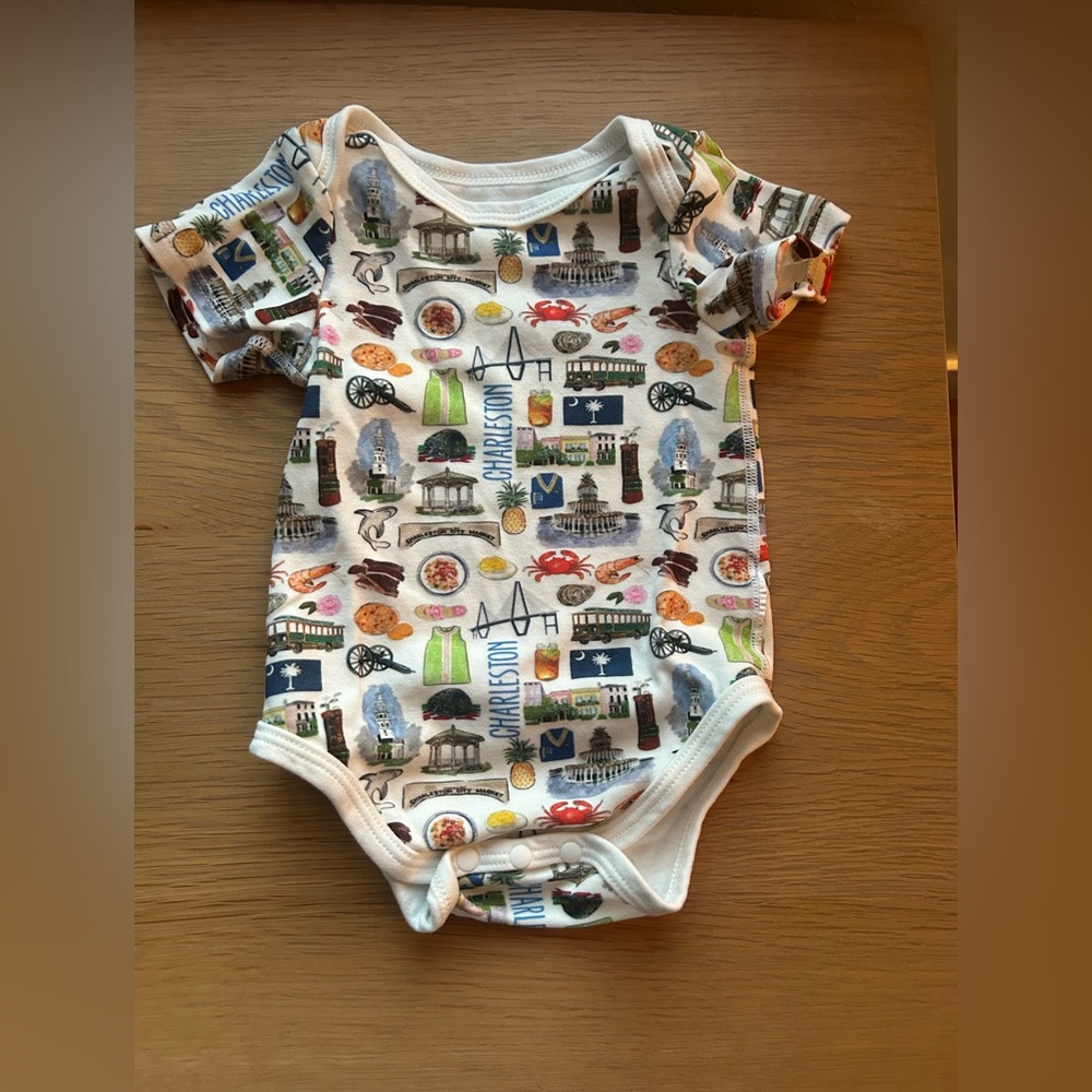 Colorful Charleston Baby Onesie